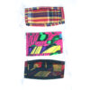 African Print Face mask- Two layers of Pleated 100% Cotton- Inner Pocket for a Filter