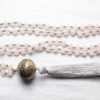 Silver Focal/ Rose Quartz