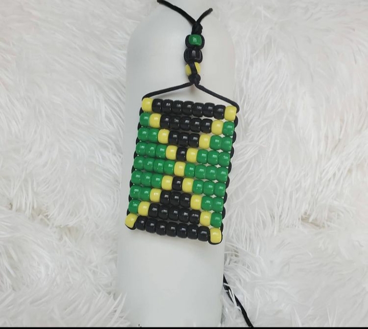 car accessory in Jamaican colors