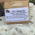 KSN Therapy Tea Moringa + Guinea Hen, Pimento, Lemon Grass and Soursop.