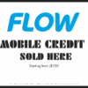 Flow Jamaica Prepaid Mobile Credit - Direct Top-Up