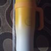tumbler 40 oz - yellow and white